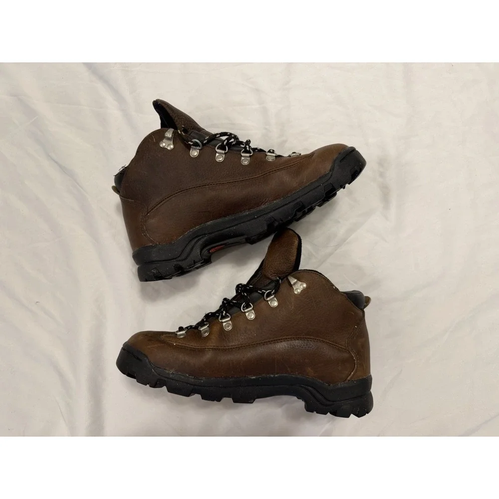 VINTAGE 1999 Nike AIR MINARETTE ACG Hiking Boots Brown Leather Women's 8 - Picture 8 of 11